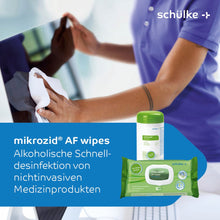 Lade das Bild in den Galerie-Viewer, Schülke Mikrozid AF Wipes premium Desinfektionstücher - 50 Tücher | Packung (50 Tücher)
