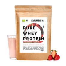 Lade das Bild in den Galerie-Viewer, Bio Whey Protein Pulver Erdbeere
