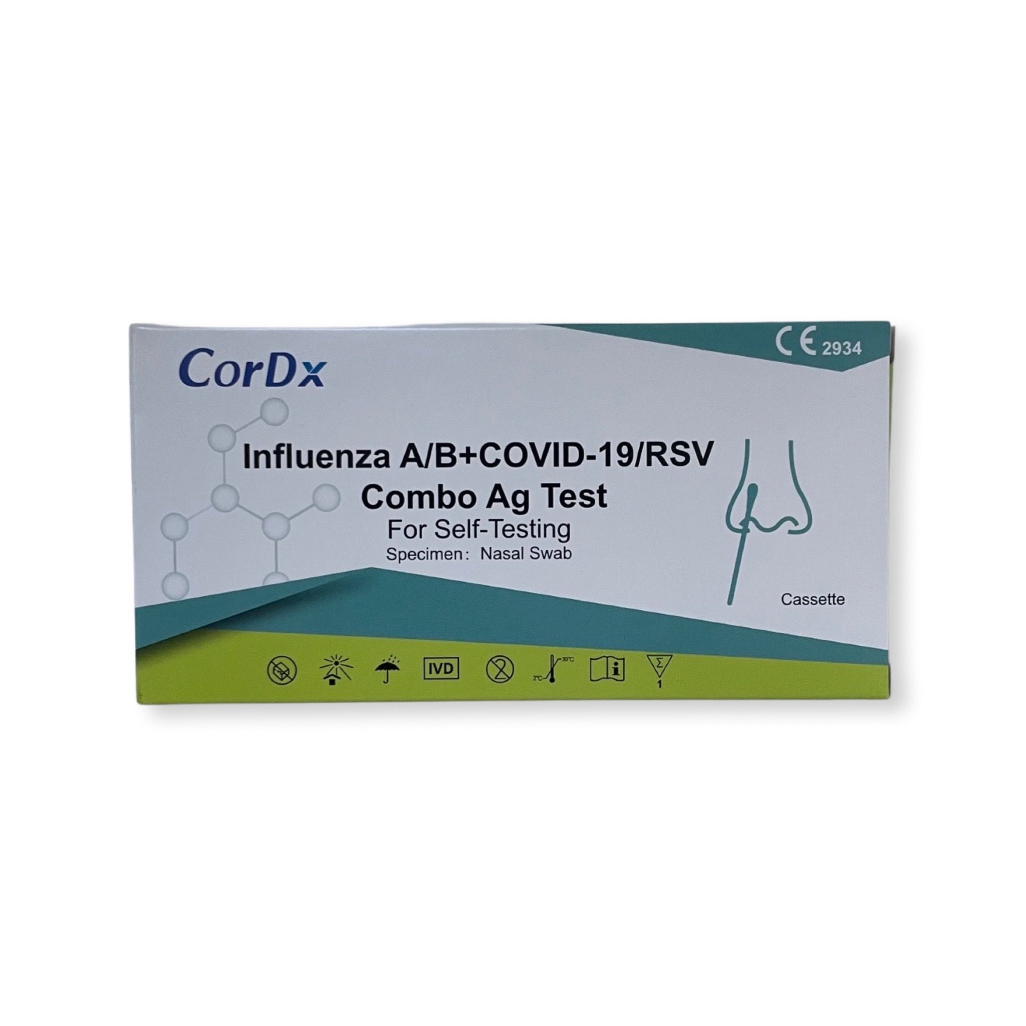 CorDx Influenza A/B+COVID-19/RSV Combo Ag Test